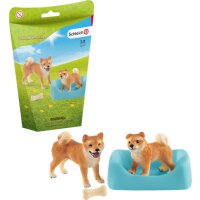 Schleich 42479 - Shiba Inu Mutter und Welpe