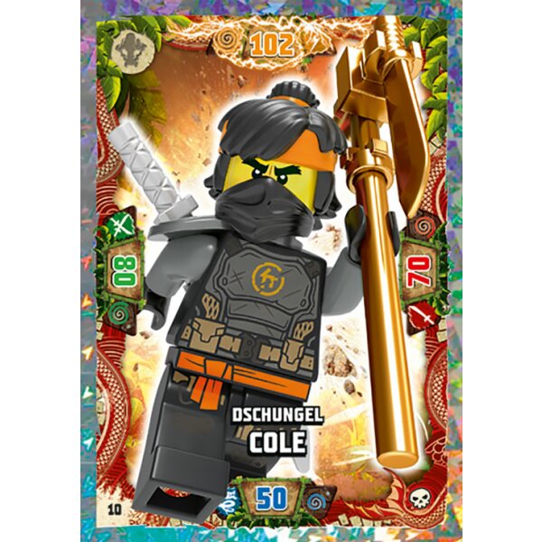 10 - Dschungel Cole - Helden Karte - Serie 6