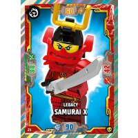 21 - Legacy Samurai X - Helden Karte - Serie 6