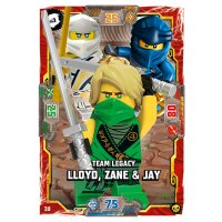 38 - Team Legacy Lloyd, Zane & Jay - Helden Karte -...