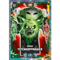 76 - Böser Totenkopfmagier - Schurken Karte - Serie 6