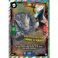 142 - Mega Kreaturen Team Mino & Kaui - Mega Karte -...