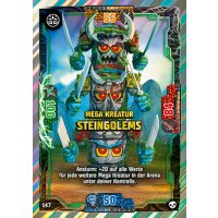 147 - Mega Kreatur Steingolems - Mega Karte - Serie 6