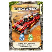 209 - X-1 Ninja Supercar - Fahrzeugkarte - Serie 6