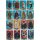 FAMOV1 - Spar 1B - ALLE 16 Force Meister - Star Wars Force Attax - Movie Cards