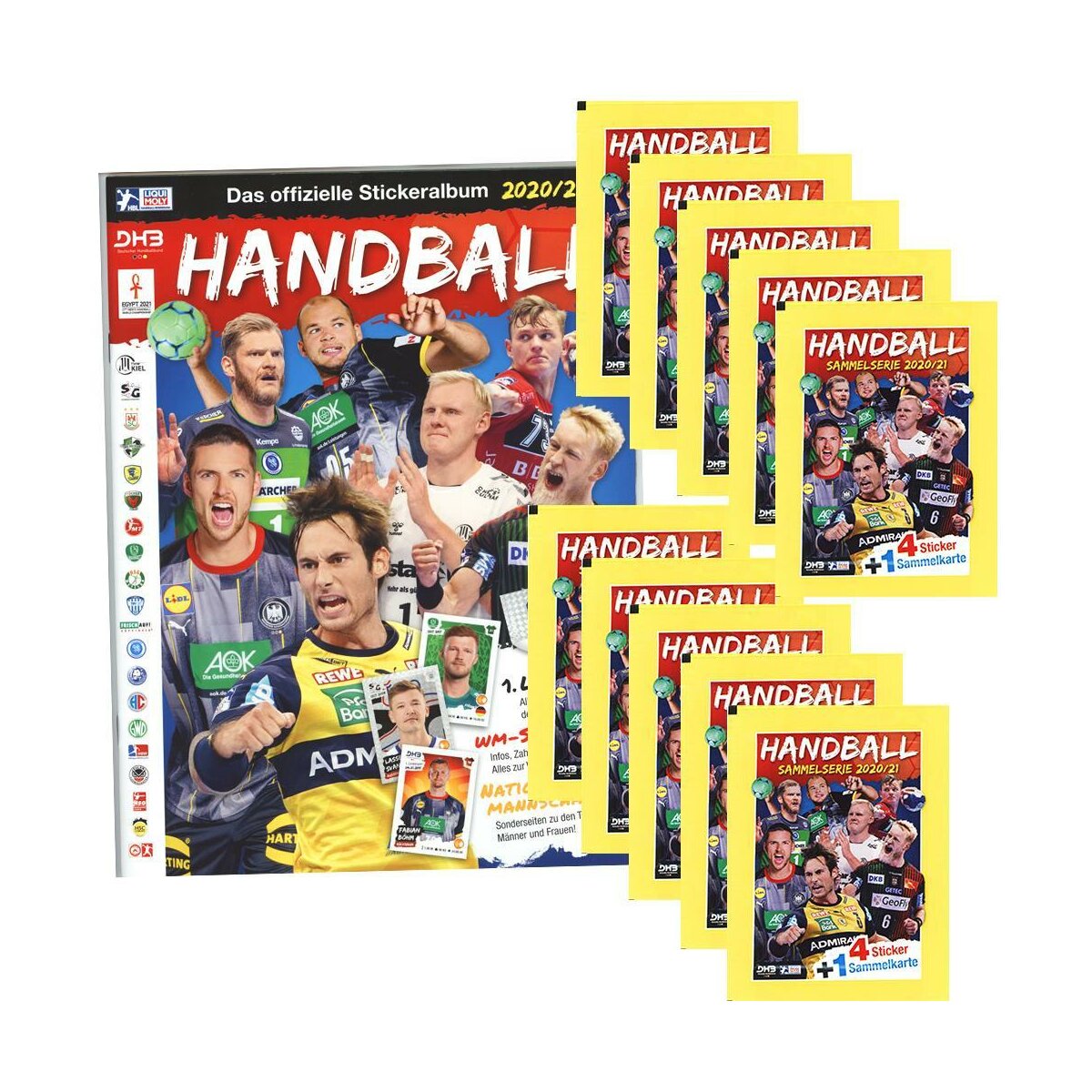 Handball Bundesliga 2019/20 Sammelsticker 10 Tüten 