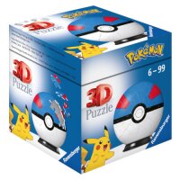 Ravensburger 11265 - Pokémon Superball - 54 Teile