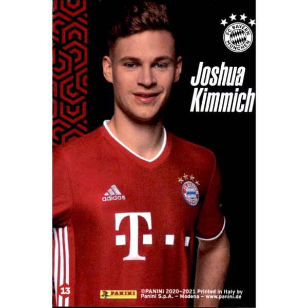 Karte 13 - Joshua Kimmich - Panini FC Bayern München 2020/21