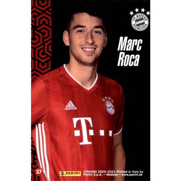 Karte 17 - Marc Roca - Panini FC Bayern München 2020/21