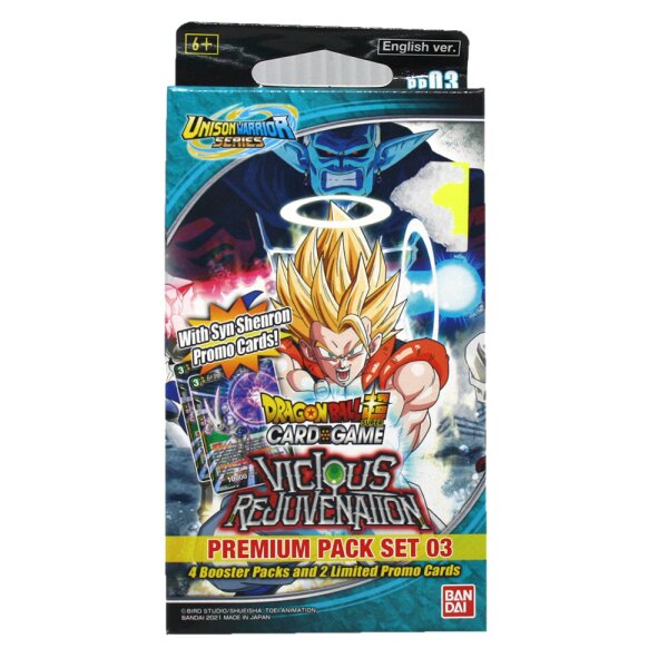 Dragon Ball Super TCG Vicious Rejuvenation Premium Pack Set 03