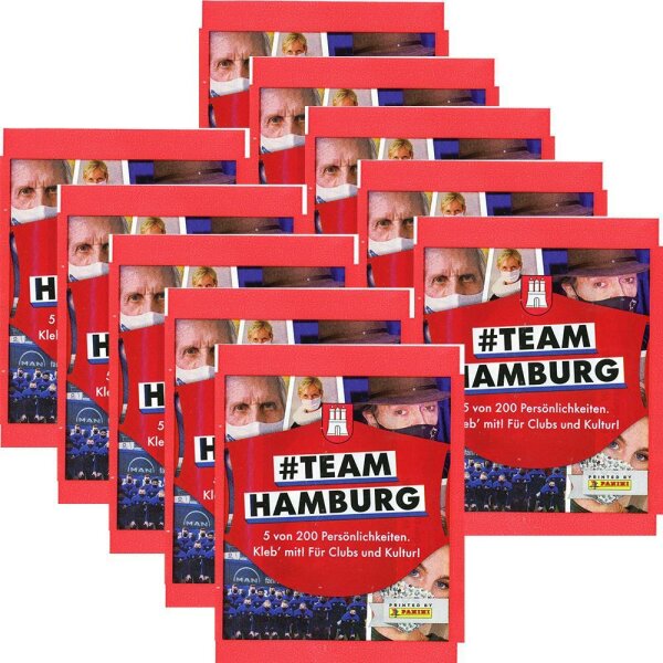 Team Hamburg - Sammelsticker - 10 Tüten
