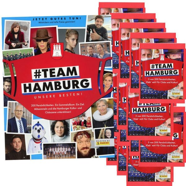 Team Hamburg - Sammelsticker - 1 Album + 20 Tüten