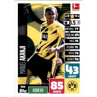 444 - Manuel Akanji - Basis Karte - 2020/2021