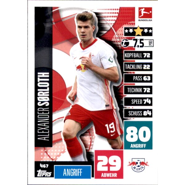 467 - Alexander Sorloth - Basis Karte - 2020/2021