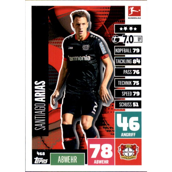 468 - Santiago Arias - Basis Karte - 2020/2021