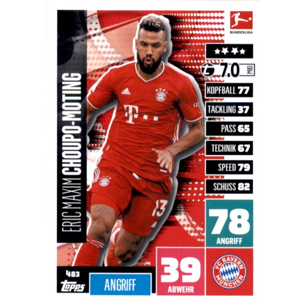 483 - Eric Maxim Choupo-Moting - Basis Karte - 2020/2021