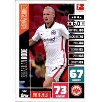 502 - Sebastian Rode - Auswärtstrikot  - 2020/2021