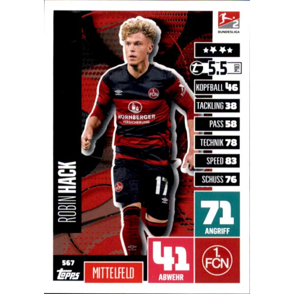 567 - Robin Hack - 2. Bundesliga  - 2020/2021