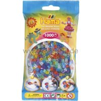 HAMA Perlen Transparent Glitt