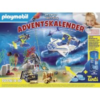 Playmobil 70776 - Badespaß Polizeitaucheinsatz - Adventskalender