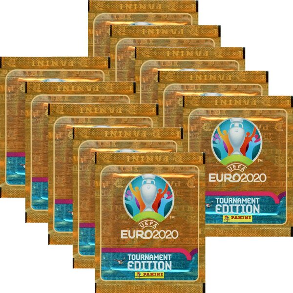 Panini Euro 2020 Tournament 2021 - Sammelsticker - 10 Tüten