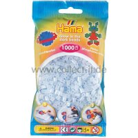 Hama Perlen 1000 Stück Leuchtperlen blau