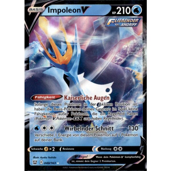 040/163 - Impoleon V - Holofoil Rare