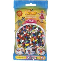 Hama Perlen 1000 Stück bunt gemischt