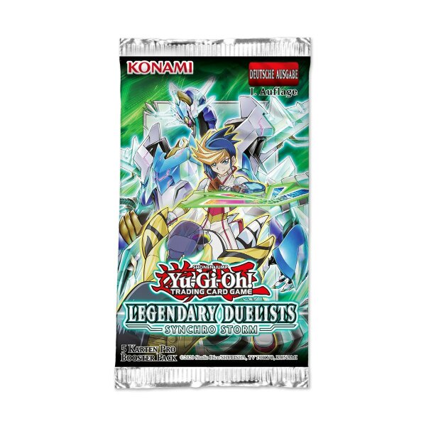 YGO - Legendary Duelist: Synchro Storm - 1 Booster - Deutsch - 1. Auflage