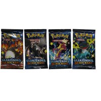 Pokemon 4.5 - Glänzendes Schicksal - 4 Booster -...