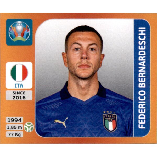 Panini EM 2020 Tournament 2021 - Sticker 27 - Federico Bernardeschi - Italien