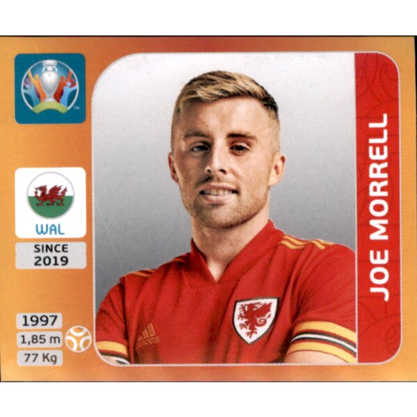 Panini EM 2020 Tournament 2021 - Sticker 112 - Joe Morrell - Wales