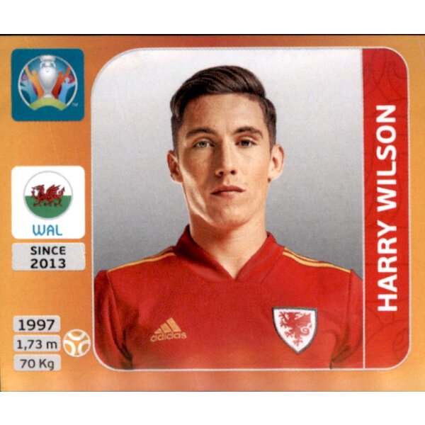 Panini EM 2020 Tournament 2021 - Sticker 115 - Harry Wilson - Wales