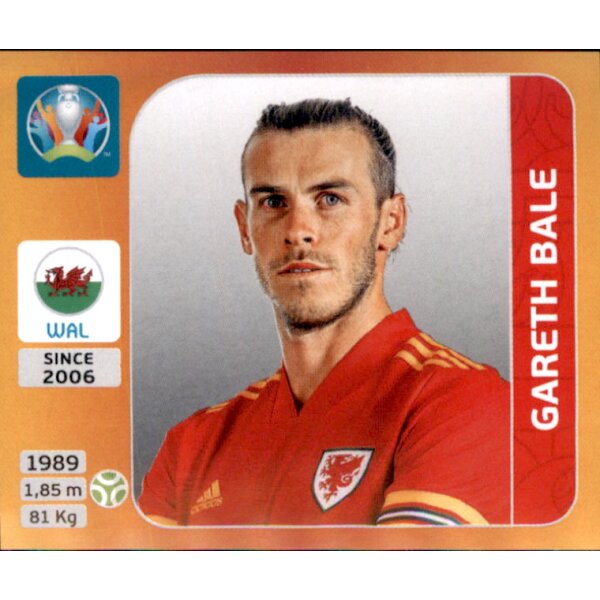 Panini EM 2020 Tournament 2021 - Sticker 116 - Gareth Bale - Wales