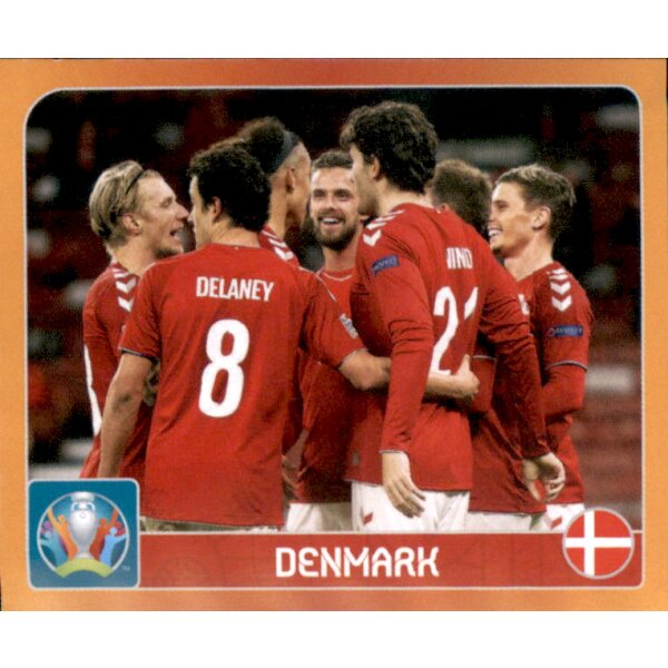 Panini EM 2020 Tournament 2021 - Sticker 120 - Gruppe B  - Dänemark