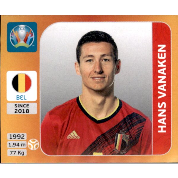 Panini EM 2020 Tournament 2021 - Sticker 135 - Hans Vanaken - Belgien