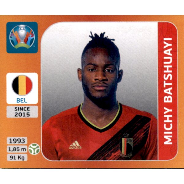 Panini EM 2020 Tournament 2021 - Sticker 137 - Michy Batshuayi - Belgien