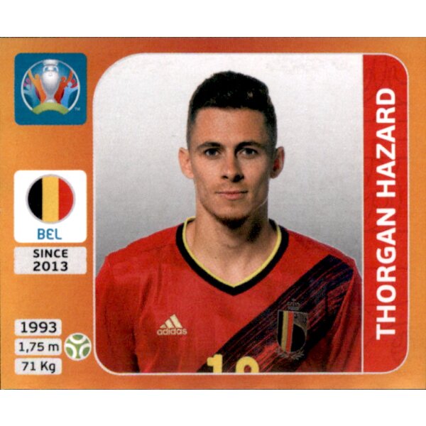 Panini EM 2020 Tournament 2021 - Sticker 141 - Thorgan Hazard - Belgien