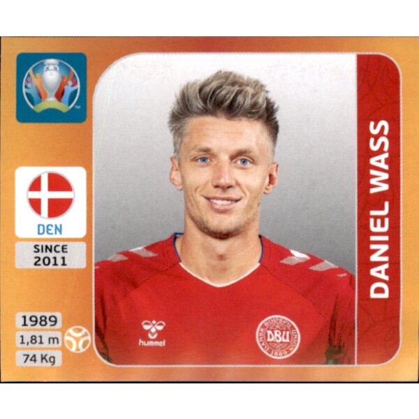 Panini EM 2020 Tournament 2021 - Sticker 170 - Daniel Wass - Dänemark