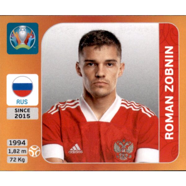 Panini EM 2020 Tournament 2021 - Sticker 229 - Roman Zobnin - Russland