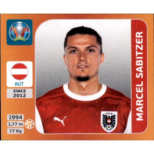 Panini EM 2020 Tournament 2021 - Sticker 250 - Marcel Sabitzer - Österreich