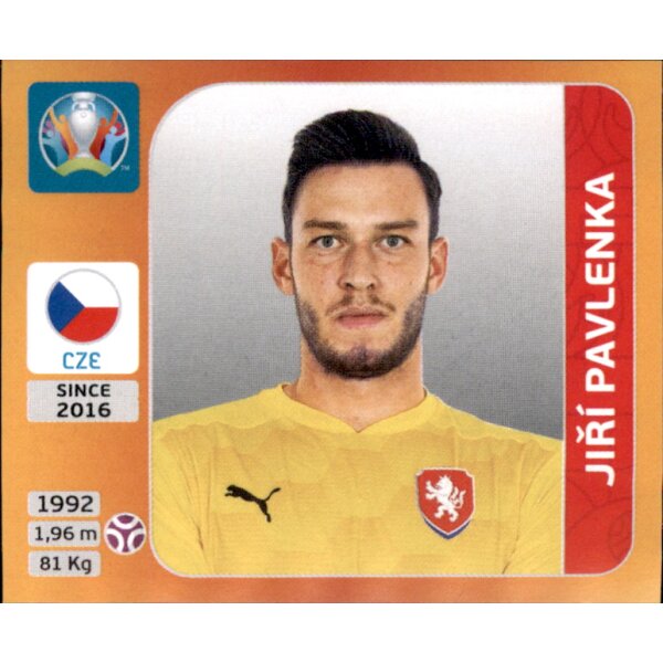 Panini EM 2020 Tournament 2021 - Sticker 382 - Jiri Pavlenka - Tschechien