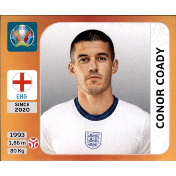 Panini EM 2020 Tournament 2021 - Sticker 406 - Conor Coady - England