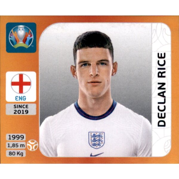 Panini EM 2020 Tournament 2021 - Sticker 416 - Declan Rice - England