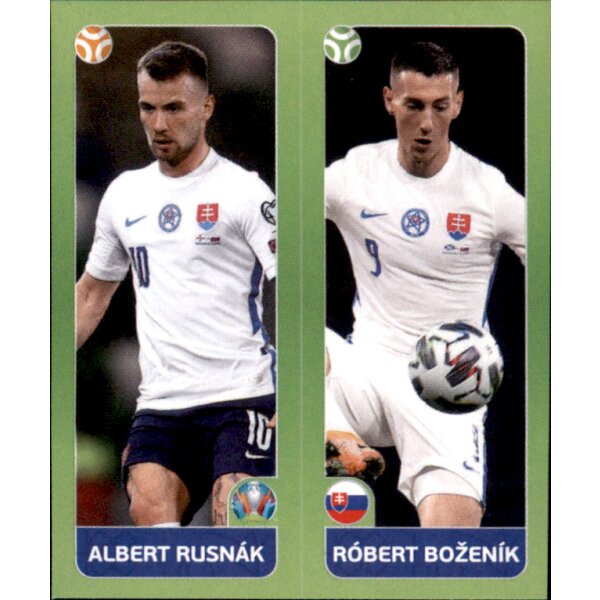 Panini EM 2020 Tournament 2021 - Sticker 491 - Albert Rusnak / Robert Bozenik - Slowakei