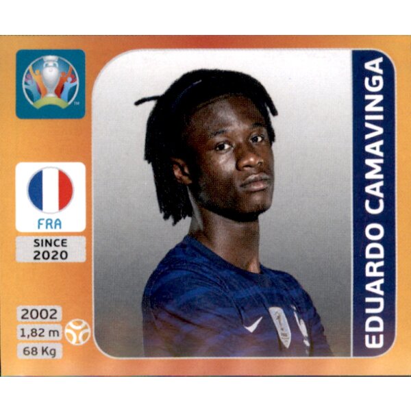 Panini EM 2020 Tournament 2021 - Sticker 581 - Eduardo Camavinga - Frankreich