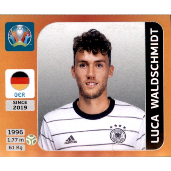 Panini EM 2020 Tournament 2021 - Sticker 623 - Luca Waldschmidt - Deutschland