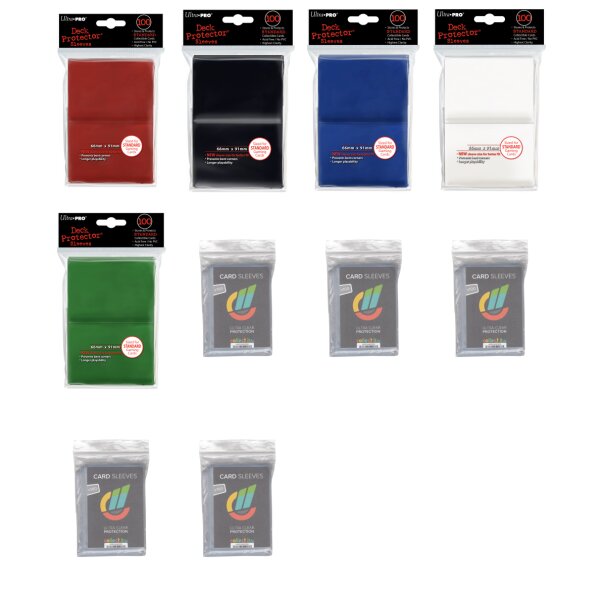 Deck Protector Sleeves/Hüllen Mix - Diverse Farben (1000 Stk.) - Collect-it/Ultra Pro