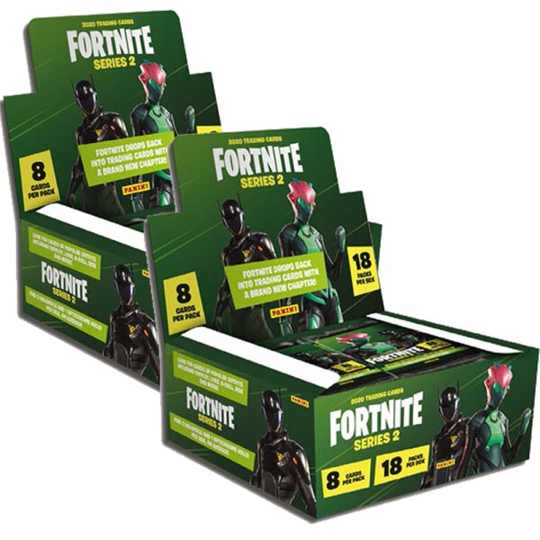Fortnite 2021 Serie 2 - Trading Cards - 2 Display (36 Booster)
