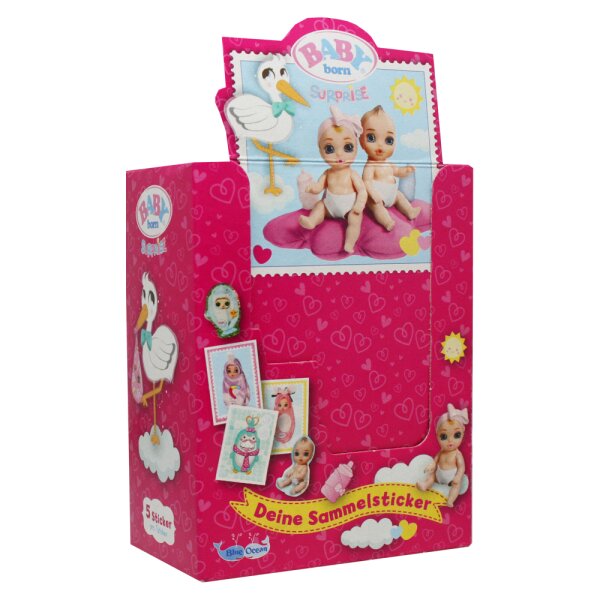 Baby Born Surprise - Sammelsticker - 1 Display (50 Tüten)